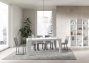 Tavolo Allungabile 160-420x90x77 cm Naxy Bianco Frassino