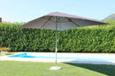 Ombrellone da Giardino 3x4 m Palo Ø48 mm Brian in Alluminio Tortora