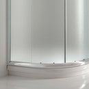 Box Doccia Semicircolare 2 Ante Scorrevoli In Cristallo Opaco 5mm Fosterberg Aarhus Varie Misure