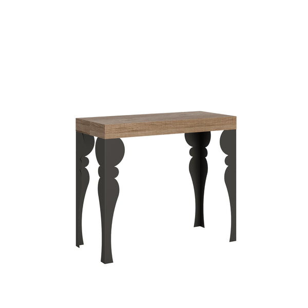 online Consolle Allungabile 90-196x40x77 cm in Nobilitato Marrone