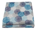 Telo Arredo Copritutto Copridivano in Microfibra Soffioni Blu Varie Misure