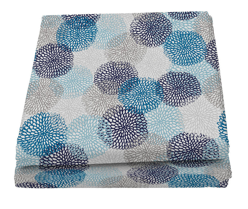 Telo Arredo Copritutto Copridivano in Microfibra Soffioni Blu Varie Misure