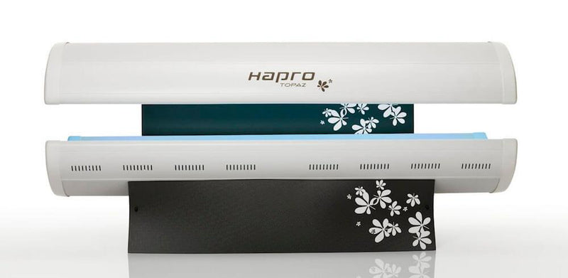 Lettino Solare Abbronzante con Lampada Visto Ad Alta Pressione Hapro Topaz 24/1 Combi