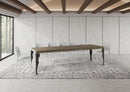 Tavolo Allungabile 160-264x90x77 cm Paxon Premium Tortora Telaio Antracite 