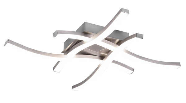 Plafoniera da Interno a LED SMD in Metallo Nickel Opaco acquista