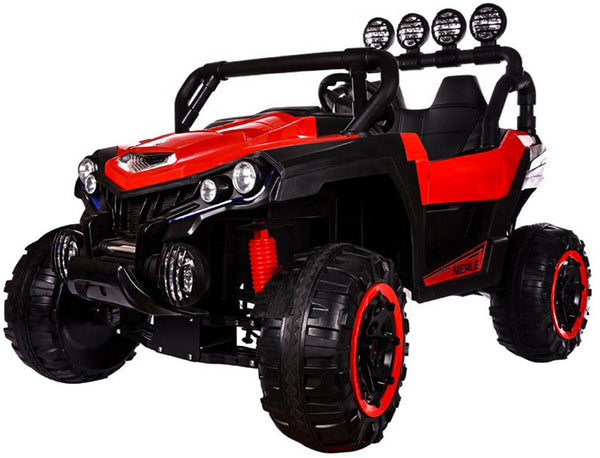 Macchina Elettrica per Bambini 2 Posti 12V Kidfun Maxi Fuoristrada Rossa sconto