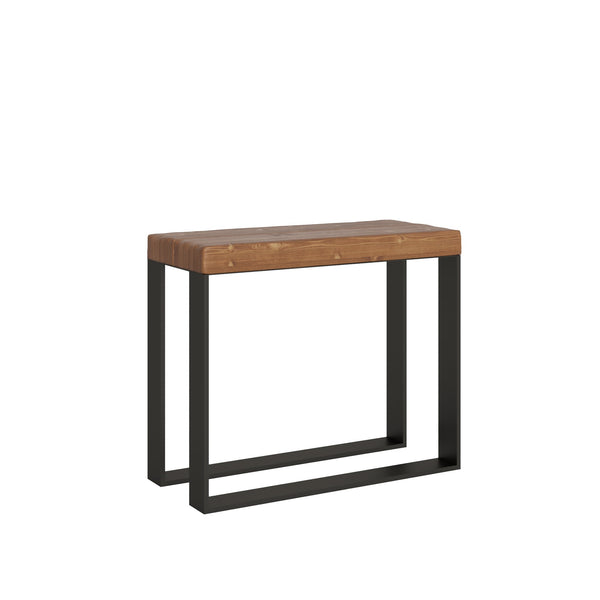 Consolle Allungabile 90-290x40x77 cm in Nobilitato Marrone sconto