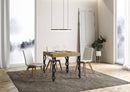Tavolo Allungabile 90-246x90x77 cm Karamay Quercia Naturale