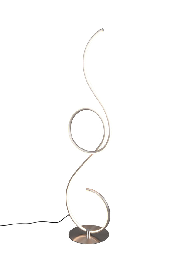 prezzo Piantana da Interno a LED in Metallo Nickel Opaco