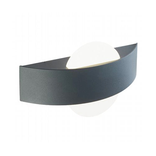 Applique da Esterno a LED 10W Ovale Sovil Dexter Grigio