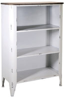 Scaffale 3 Ripiani in Metallo Edimburgo Bianco