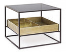 Tavolino 62x62x50h cm con Contenitore Mavila