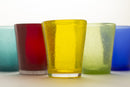 Set 6 Bicchieri Ø8x10 cm in Vetro Villa d'Este Home Tivoli Cancun Satin Multicolor