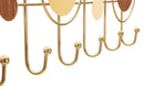 Appendiabiti da Muro Thursday 67x4,5x25 cm in Metallo Multicolor      