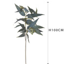 Set 3 Rami Artificiali di Eucalipto Altezza 100 cm Verde