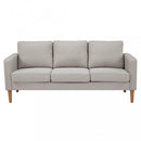 Divano 3 Posti Ramsey 180x73x82 h cm in Tessuto Beige