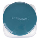 Barattolo Semi 9,5x9,5x12 cm in New Bone China VdE Tivoli 1996 Le Travisate Bianco