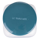 Barattolo Semi 9,5x9,5x12 cm in New Bone China VdE Tivoli 1996 Le Travisate Bianco