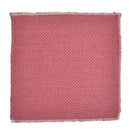 Tappeto Bagno Design Trama Semplice 50x150 cm in Cotone Rosso Marsala