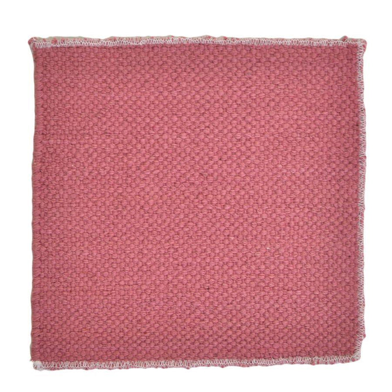 Tappeto Bagno Design Trama Semplice 50x150 cm in Cotone Rosso Marsala