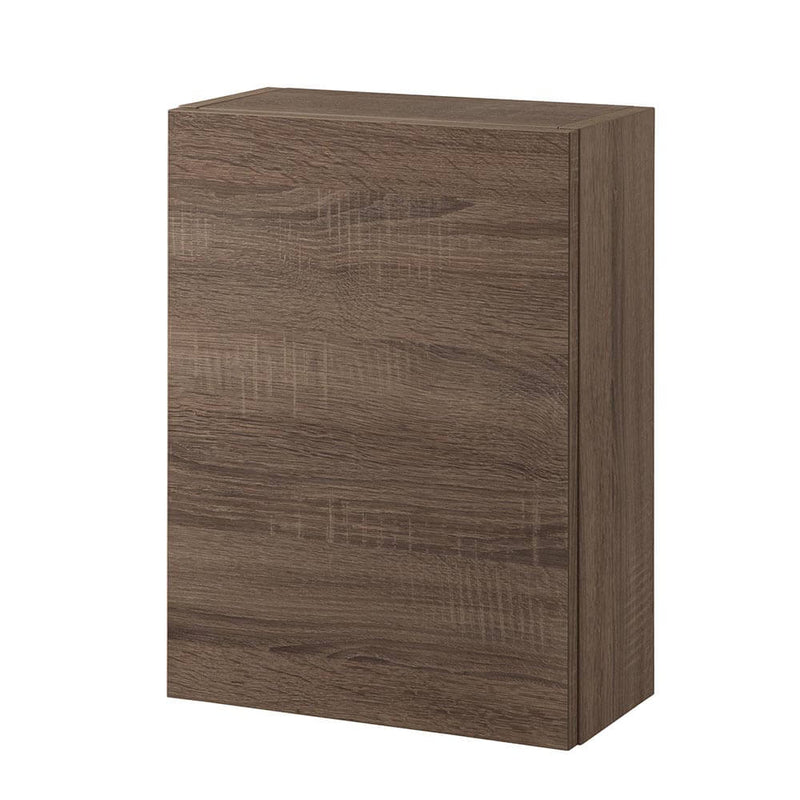 Mobile da Bagno sospeso Ibiza 15 Bianco Opaco e Tabacco Scuro TFT