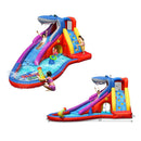 Castello Giostra Acquascivolo Squalo Gonfiabile Pompa Inclusa Happy Hop 9417