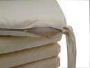 Set 2 Cuscini per Sedia da Giardino 45x45x5 cm in Dralon Allegro Ecru
