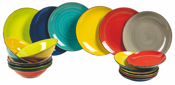 Servizio Piatti 18 Pezzi in Gres Villa d'Este Home Tivoli Baita 2 sconto