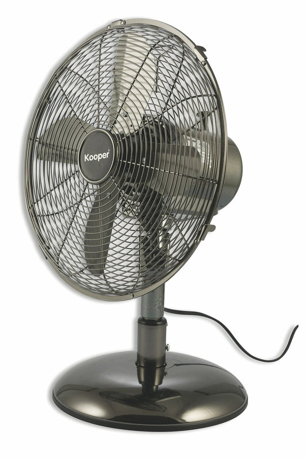 Ventilatore da Tavolo 30cm Oscillante 3 Velocità  35W Kooper Eolo Fumè online