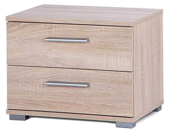 prezzo Comodino 2 Cassetti in Truciolato Fumer Frida Rovere