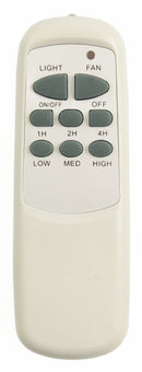 Ventilatore da Soffitto 4 Pale e Lampada Ø120 cm 3 Velocità Kooper Silver