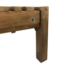 Lettino Prendisole Reclinabile Elafonisi 200x65x31,5 cm a Doghe in Legno Teak       