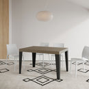  Tavolo Allungabile 140-244x90x77 cm Flame Tortora Telaio Antracite