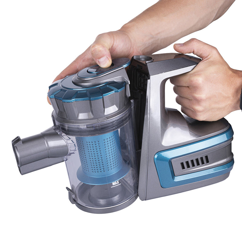 Aspirapolvere Senza Filo Scopa Elettrica 160W Kooper Dixon Pro Ottanio/Grigio