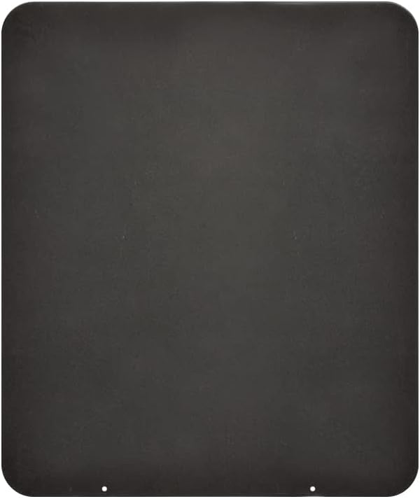 acquista Pedana Salvapavimento per Stufe a Pellet e Legna 70x60 cm in Acciaio Nera
