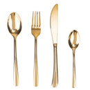 Servizio Set di Posate 24 Pezzi in Acciaio Inox VdE Tivoli 1996 Drop Oro Lucido