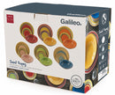 Servizio Piatti 18 Pezzi in Stoneware Soriani Saint Tropez Multicolor