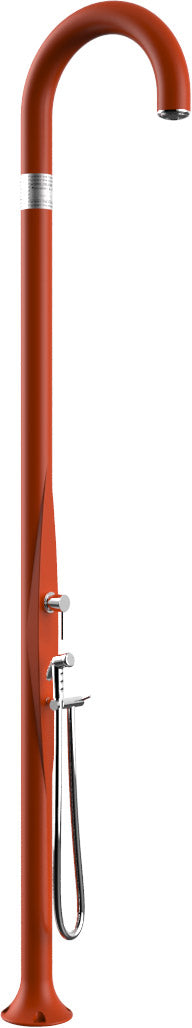 prezzo Doccia da Esterno Giardino Miscelatore e Doccetta Mobile Arkema Funny Yin Arancio