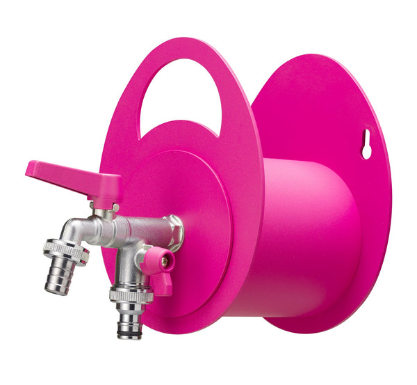 acquista Portatubo da Muro in Metallo con Rubinetto a Doppia Uscita Belfer 42/MU Ciclamino