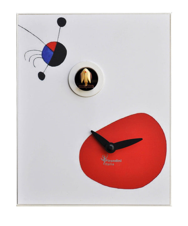 Orologio a Cucù da Parete 16,5x20x10cm Pirondini Italia D'Apres Mirò prezzo