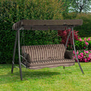 Dondolo reclinabile 3 Posti 203x115xh170 cm in Ferro Royal