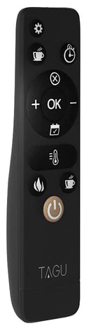 Camino Elettrico da Pavimento Effetto Fiamma 1500W Tagu Gala Nero