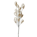 Set 12 Rametti Decorativi Perle Goccia 16 cm in Sintetico