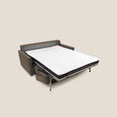 Divano Letto 2 Posti 176x102x97 cm in Tessuto Grigio Chiaro