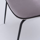 Set 4 Sedie 52x50x81,5 cm Velluto Grigio