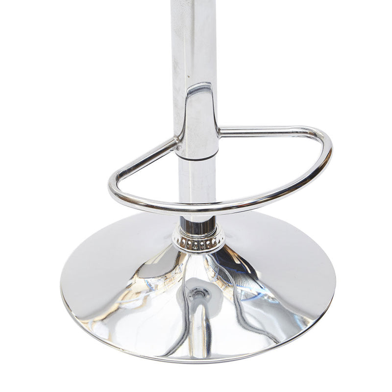 Sgabello con Alzata a Gas e Seduta Girevole in Abs Vandi Bianco