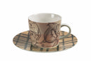 Set 6 Tazzine Caffè con Piattino 90 ml in Porcellana Villa d'Este Home Tivoli Etoile