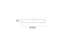 Plafoniera Tonda a LED da Interno 28W 4000K Grigia