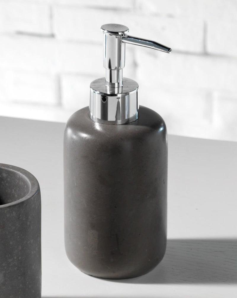 Set 4 Accessori da Bagno in Resina TFT Praia Grigio