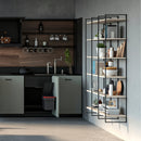 Struttura per Scaffale Lader H830 Verniciato Nero Acciaio Emuca